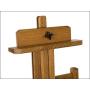 Creative Mark Mirage Studio Artist Easel for Canvas to 71'' High, Fully Adjustable from Horizontal to Vertical, Rolling Wheels - Natural Elm Wood