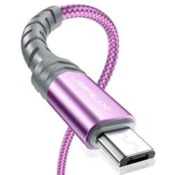 Micro USB Cable Android Charger, JSAUX (2-Pack 6.6FT) Micro USB Android Charger Cable Nylon Braided Cord Compatible with Galaxy S7 S6 J7 Edge Note 5, Kindle. MP3 and More-Purple