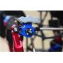 GPM for Traxxas Unlimited Desert Racer 4X4 (#85076-4) Upgrade Parts Aluminum Rear Axle Hub - 1Pr Set Blue