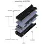 QIVYNSRY M.2 heatsink 2280 SSD Double-Sided Heat Sink with Thermal Silicone pad for PCIE NVME M.2 SSD or NGFF SATA M.2 SSD Black QIVYNSRY M.2 heatsink 2280 SSD Double-Sided Heat Sink with Thermal Silicone pad for PCIE NVME M.2 SSD or NGFF SATA M.2 SSD Black