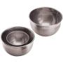 Tovolo Stainless Steel Deep Mixing, Easy Pour With Rounded Lip Kitchen Metal Bowls for Baking & Marinating, Dishwasher-Safe, 1.5 Quart