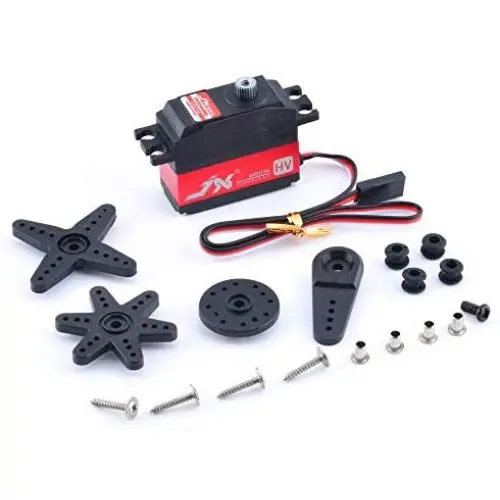 JX Servo PDI-HV2546MG 25g Metal Gear Digital High Voltage Tail Servo 180° for RC 450 500 Helicopter Fixed-Wing Airplane Parts JX Servo PDI-HV2546MG 25g Metal Gear Digital High Voltage Tail Servo 180° for RC 450 500 Helicopter Fixed-Wing Airplane Parts