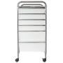 Honey-Can-Do Rolling Storage Cart and Organizer with 12 Plastic Drawers