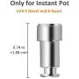 Original Float Valve for Instant Pot LUX 5 Qt 6Qt, 5 Quart, 6 Quart, Instant Pot Float Valve for IP-LUX50, IP-LUX60 Pressure Cooker Replacement Float Valve for Instant Pot with Seal Ring (2 Pack) Original Float Valve for Instant Pot LUX 5 Qt 6Qt, 5 Quart, 6 Quart, Instant Pot Float Valve for IP-LUX50, IP-LUX60 Pressure Cooker Replacement Float Valve for Instant Pot with Seal Ring (2 Pack)