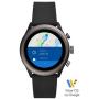 Fossil Mens Sport Metal and Silicone Touchscreen Smartwatch with Heart Rate, GPS, NFC, and Smartphone Notifications