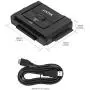 Unitek USB 3.0 to IDE and SATA Converter External Hard Drive Adapter Kit for Universal 2.5/3.5 HDD/SSD Hard Drive Disk, One Touch Backup Function and Restore Software, Included 12V/2A Power Adapter