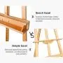 BAHOM Adjustable Art Easel for Adults Painting Beechwood, Artist Easel Stand for White Board Painting Canvas Wedding Hold Up to 48”