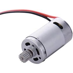 Parts & Accessories 1pcs 15-DJ01 390 Motor with Gear Car Parts for S911/S912 9115/9116 RC Car 390 Motor Electric Brushed Motor Replacement - (Color: as The Picture)