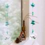 H&D Hyaline & Dora Sun Catcher Crystal Ball Prism Metal Butterfly Decor Pendant,Christmas Lights Part Accessories