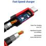 Micro USB Cable Android Charger, JSAUX (2-Pack 6.6FT) Micro USB Android Charger Cable Nylon Braided Cord Compatible with Galaxy S7 S6 J7 Edge Note 5, Kindle. MP3 and More-Red