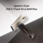 SAMSUNG BAR Plus 32GB - 200MB/s USB 3.1 Flash Drive, Champagne Silver (MUF-32BE3/AM)