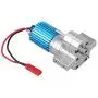 RC Gearbox, Metal Gear Box Speed Change with 370 Brush Motor for WPL 1633 RC Car(Silver) RC Gearbox, Metal Gear Box Speed Change with 370 Brush Motor for WPL 1633 RC Car(Silver)