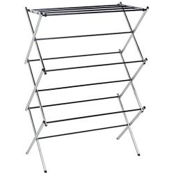 Amazon Basics Foldable Clothes Drying Laundry Rack - Chrome