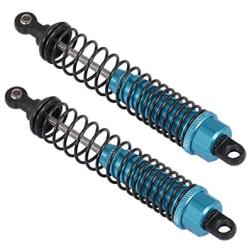 Hisoul RC Shock Absorbers, Adjustable Oil 100mm Metal Shock Absorber Damper for 1/10 RC Car Truck Parts Crawler Type Axial SCX10 TRX4 D90 (Pack of 2)