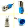 Viping Car Horn Button 12V 16mm On/Off Switch Momentary Button Reset Switch Dedicated Connector Switch Power Metal Toggle Switch Car RVTruck Boat Motorcycle DIY SwitchLED Red self-Locking 1 Pack
