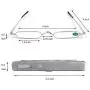 REAVEE 2 Pack Metal Slim Reading Glasses Spring Hinge Readers for Women Men Small Mini Portable Readers with Pen Clip Case +1.5 REAVEE 2 Pack Metal Slim Reading Glasses Spring Hinge Readers for Women Men Small Mini Portable Readers with Pen Clip Case +1.5