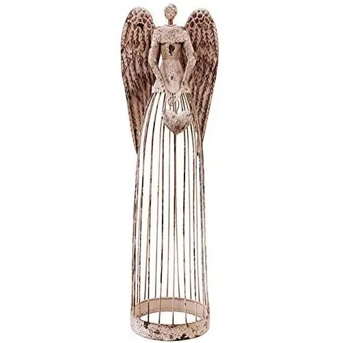 Morning View Antique Metal Angel Garden Statue with Star Wand for Indoor Outdoor Yard Lawn Patio Art Decor (Style D) Morning View Antique Metal Angel Garden Statue with Star Wand for Indoor Outdoor Yard Lawn Patio Art Decor (Style D)