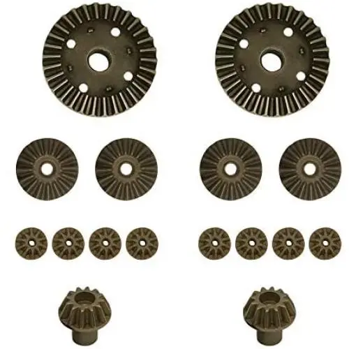 ZYCST 12T 24T 30T Motor Driving Gear Planet Gear Differential Gear Combo Set for WLtoys 12428 12423 1/12 RC Car Upgrade Parts (16 PCS) ZYCST 12T 24T 30T Motor Driving Gear Planet Gear Differential Gear Combo Set for WLtoys 12428 12423 1/12 RC Car Upgrade Parts (16 PCS)