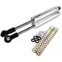 Bonarty 2pcs Alloy Shock Absorber for 1/10 RC Cars AXIAL SCX10 Wraith TRX4 Metal Upgraded Parts - Silver