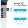 Blueshadow USB WiFi Bluetooth 4.2 Adapter 600Mbps - Dual Band Wireless Network External Receiver, Mini WiFi Dongle for PC/Laptop/Desktop, for All Windows 10 8.1 8 7 XP Vista (600M)