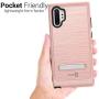 CoverON Metal Kickstand SleekStand Series for Samsung Galaxy Note 10 Plus Case/Note 10 Plus 5G Case - Rose Gold