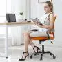 Ergonomic Office Chair Cheap Desk Chair Mesh Computer Chair with Lumbar Support Modern Executive Adjustable Comfortable Mid Back Chair Task Rolling Swivel Chair for Home&Office, Orange Ergonomic Office Chair Cheap Desk Chair Mesh Computer Chair with Lumbar Support Modern Executive Adjustable Comfortable Mid Back Chair Task Rolling Swivel Chair for Home&Office, Orange