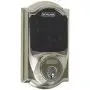 Schlage Z-Wave Connect Camelot Touchscreen Deadbolt with Built-In Alarm, Satin Nickel, BE469 CAM 619, Works with Alexa via SmartThings, Wink or Iris Schlage Z-Wave Connect Camelot Touchscreen Deadbolt with Built-In Alarm, Satin Nickel, BE469 CAM 619, Works with Alexa via SmartThings, Wink or Iris