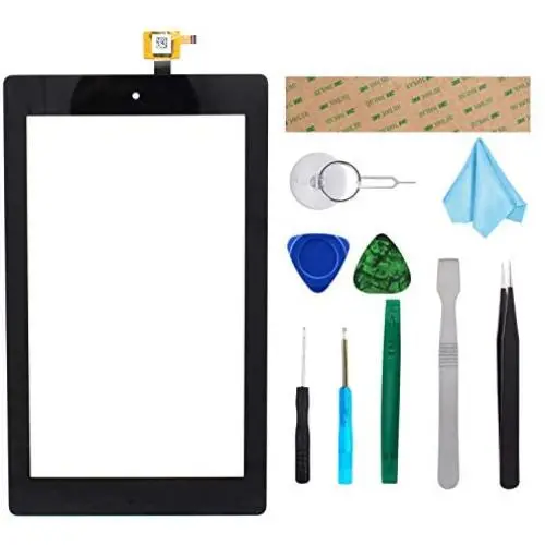 T Phael New Replacement Touch Screen Digitizer for Amazon Fire Kindle Tablet 7'' 9th Gen 2019 M8S26G Without LCD Display Replacement Part T Phael New Replacement Touch Screen Digitizer for Amazon Fire Kindle Tablet 7'' 9th Gen 2019 M8S26G Without LCD Display Replacement Part