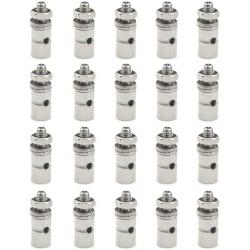 WMYCONGCONG 20 PCS Adjustable Pushrod Connector Linkage Stoppers 1.3mm for RC Airplane Plane Parts