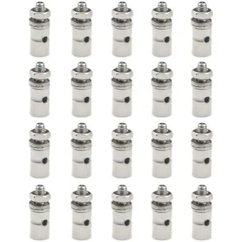 WMYCONGCONG 20 PCS Adjustable Pushrod Connector Linkage Stoppers 1.3mm for RC Airplane Plane Parts WMYCONGCONG 20 PCS Adjustable Pushrod Connector Linkage Stoppers 1.3mm for RC Airplane Plane Parts
