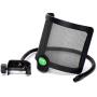 Techson Pop Filter, Microphone Dual Layered Wind Pop Screen, Studio Mic Shield with Adjustable Mount and 360° Flexible Metal Gooseneck Holder (7 inches U-Shape)