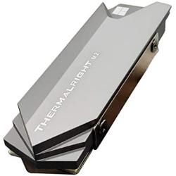 Thermalright M.2 Heatsink Cooler, NVMe M.2 2280 SSD Aluminum Heat Sinks with Silicone Thermal Pad