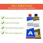 Kafuter 2 Bottles 20/50/100g Industrial Heat Resistance Cold Weld Materials Metal Repair Paste Magic Welding Glue (100g)