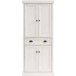 Crosley Furniture Seaside Kitchen Pantry Cabinet - Distressed White