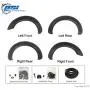 PSI Auto Restyling A8050702B Pop-Out Style Fender Flares Sand Blast Textured Finish Fits 05-14 Nissan Frontier; for 73.3'' Styleside ONLY; Compatible w/Chrome (Metal) Front Bumper ONLY