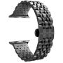 ARTCHE Smartwatch Band Compatible with Apple Watch 42mm 44mm, Premium Stainless Steel Replacement Strap Metal Sports Wristband Link Belt for iWatch Series 5/4/3/2/1, Black