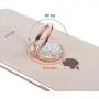 Cell Phone Finger Ring Holder, GREATQIQI Bling Crystals Phone Kickstand, 360° Rotation Metal Ring Grip Stand for Phones and Tablets (Gold) Cell Phone Finger Ring Holder, GREATQIQI Bling Crystals Phone Kickstand, 360° Rotation Metal Ring Grip Stand for Phones and Tablets (Gold)