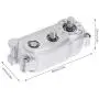 RC Transfer Case, Metal 1/10 Transfer Case RC Crawler Parts RC Accessories(Silver) RC Transfer Case, Metal 1/10 Transfer Case RC Crawler Parts RC Accessories(Silver)