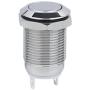 Larcele Mini Push Button Switch Waterproof Momentary Metal Automatic Return Button Switch JSANKG-01,5 Pieces (12mm)