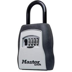 Master Lock 5400D Set Your Own Combination Portable Lock Box, 5 Key Capacity, Black