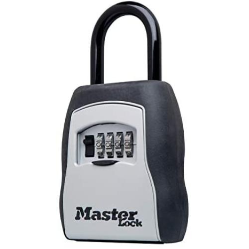 Master Lock 5400D Set Your Own Combination Portable Lock Box, 5 Key Capacity, Black