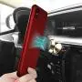 Case for iPhone XR,Ultra Thin Magnetic Phone Case for Magnet Car Phone Holder with Invisible Built-in Metal Plate,Soft TPU Shockproof Anti-Scratch Protective Cover for iPhone XR(2018) 6.1[Red]