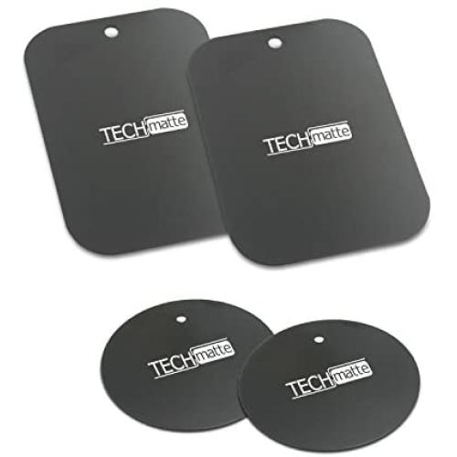 TechMatte MagGrip Metal Plate Replacement Kit for Magnetic Universal Car Mount