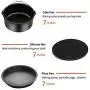 Air Fryer Accessories for Cosori Ninja and Philips, Set of 5/9, Fit all 3.7QT - 5.3QT - 5.8QT,Non-stick Barrel/Pan + Metal Holder + Multi-Purpose Rack with Skewers and Silicone Mat (set of 9) Air Fryer Accessories for Cosori Ninja and Philips, Set of 5/9, Fit all 3.7QT - 5.3QT - 5.8QT,Non-stick Barrel/Pan + Metal Holder + Multi-Purpose Rack with Skewers and Silicone Mat (set of 9)