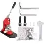 Button Maker, 1/1.25/2.3 inch 2.5/3.2/5.8cm Badge Punch Press Maker with 1000 Circle Button Parts for DIY … (1.25 inch 3.2cm)