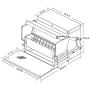 Automatic Chicken Feeder - Sturdy Galvanized Steel Poultry Feeders with Weatherproof Cover Standard Size for 6-12 Chickens 10 Days (20lb Feed)
