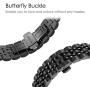 Fintie Bands Compatible with Samsung Gear S3 / Galaxy Watch 46mm, 22mm Solid Stainless Steel Metal Bracelet Strap Replacement Wrist Band Compatible with Samsung Gear S3 Frontier/S3 Classic Smartwatch