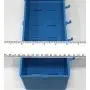 New Improved Large Parts Storage Bins Hooks to Peg Tool Board - Workbench- (Black)