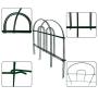 Amagabeli Decorative Garden Fence 18 in x 50 ft Rustproof Green Iron Landscape Wire Folding Fencing Ornamental Panel Border Edge Section Edging Patio Flower Bed Animal Barrier for Dog Outdoor Fences