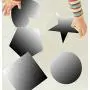Q-BICS Flexible Mirror Sheets 6'' X 9'' Soft Non Glass Cut to Size Craft Plastic 3 Sheets Fun House ''PEEL OFF PROTECTIVE COVER SHEET'' Peel Back Sticker And Stick No Glue